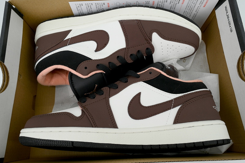 【AA1AQ】白棕小摩卡 乔丹1代低帮 DC6991-200 Air Jordan 1 Low Mocha