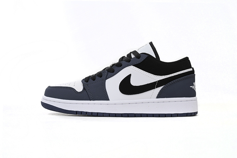 【AA1AQ】白蓝黑勾 乔丹1代低帮 309192-101 Air Jordan 1 Low White Blue