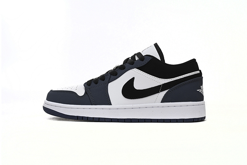 【AA1AQ】白蓝黑勾 乔丹1代低帮 309192-101 Air Jordan 1 Low White Blue