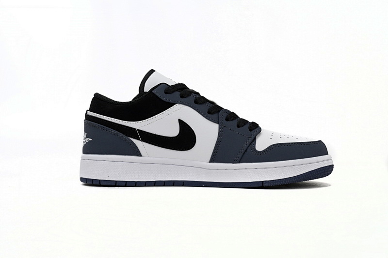 【AA1AQ】白蓝黑勾 乔丹1代低帮 309192-101 Air Jordan 1 Low White Blue