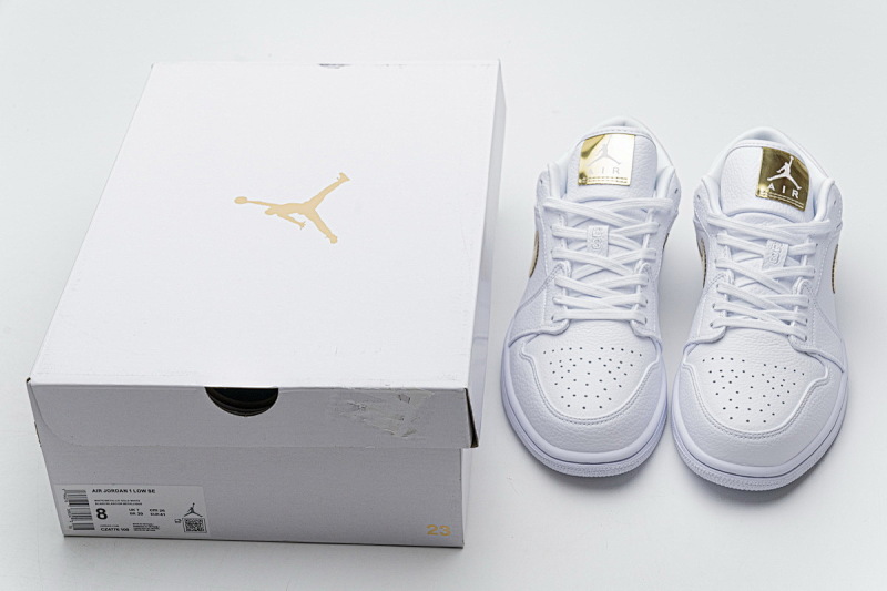 yupoo_329526_110b9716.jpg 【AA1AQ】白金 乔丹1代低帮 CZ4776-100 Air Jordan 1 Low White Metallic Gold