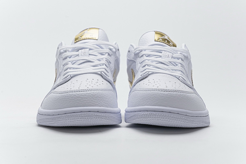 yupoo_329526_68a58c5f.jpg 【AA1AQ】白金 乔丹1代低帮 CZ4776-100 Air Jordan 1 Low White Metallic Gold