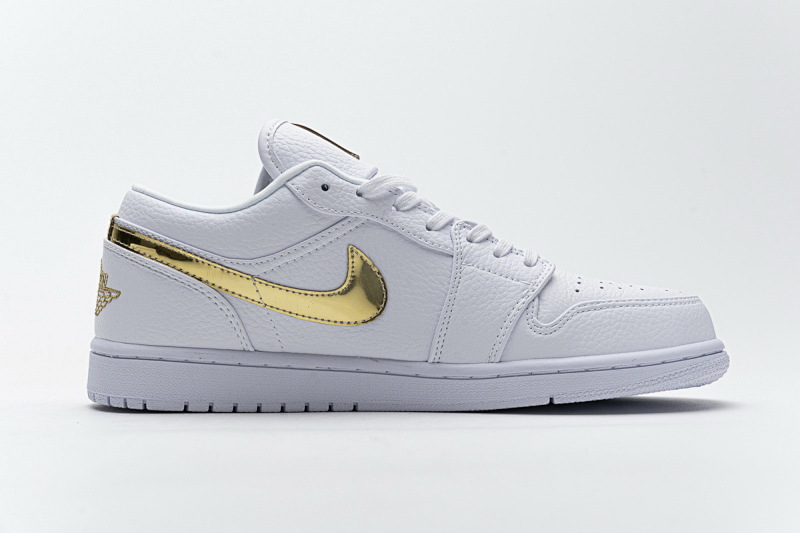 yupoo_329526_9fd5ddf6.jpg 【AA1AQ】白金 乔丹1代低帮 CZ4776-100 Air Jordan 1 Low White Metallic Gold