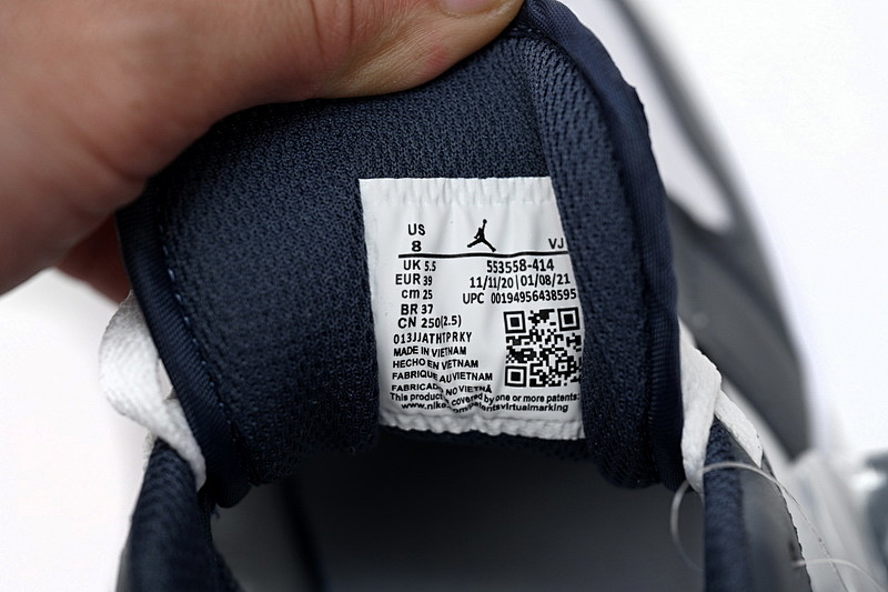 【AA1AQ】白灰兰 乔丹1代低帮 553558-414 Air Jordan 1 Low White Gray Orchid