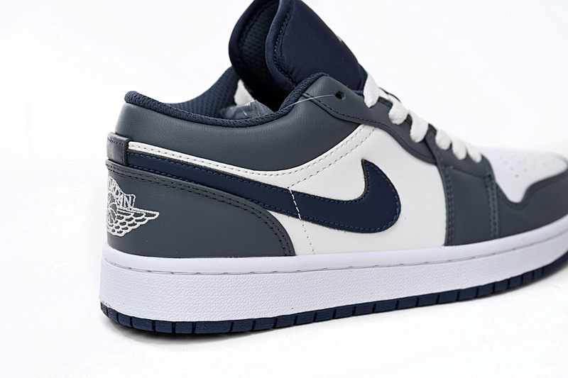 【AA1AQ】白灰兰 乔丹1代低帮 553558-414 Air Jordan 1 Low White Gray Orchid