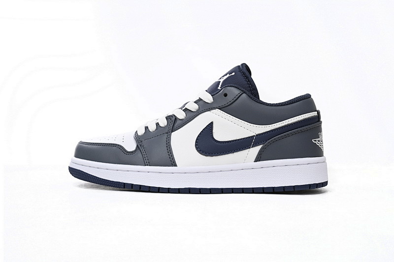 【AA1AQ】白灰兰 乔丹1代低帮 553558-414 Air Jordan 1 Low White Gray Orchid