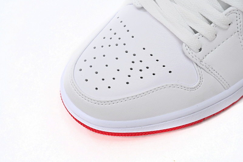 【AA1AQ】白红芝加哥 乔丹1代低帮 553558-118 Air Jordan aj1 Low White Red Chicago