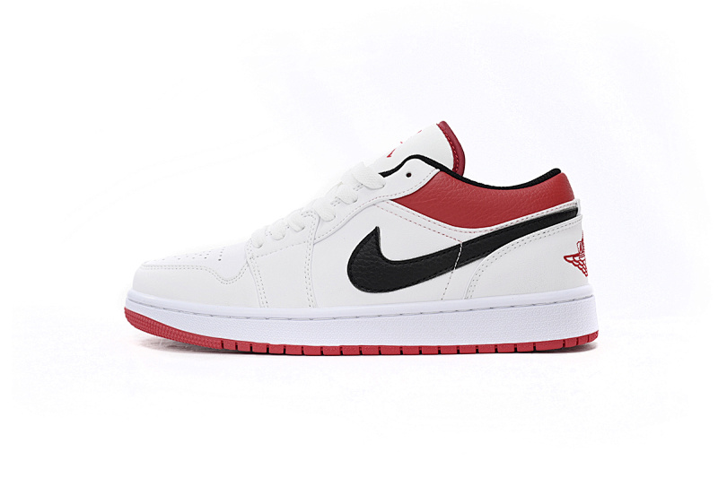 【AA1AQ】白红芝加哥 乔丹1代低帮 553558-118 Air Jordan aj1 Low White Red Chicago