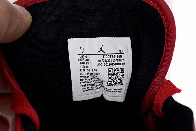 yupoo_329671_5105ccc6.jpg 【AA1AQ】白红黑 乔丹1代低帮 DC0774-160 Air Jordan aj1 Low White, Red, And Black