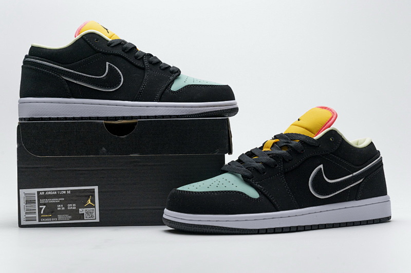 yupoo_329732_bc2da855.jpg 【AA1AQ】白黑绿 乔丹1代低帮 CK3022-013 Air Jordan 1 Low SE Pink Orange Blue