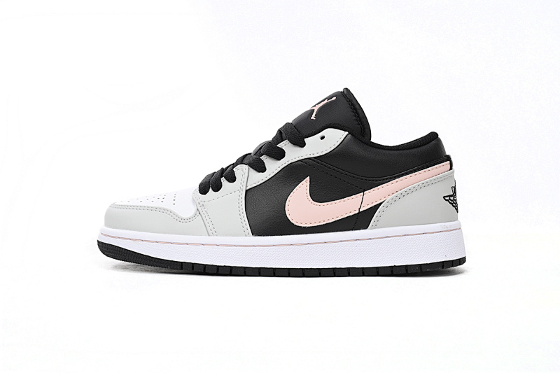 【AA1AQ】白黑粉 乔丹1代低帮 553558-062 Air Jordan 1 Low White And Black Powder