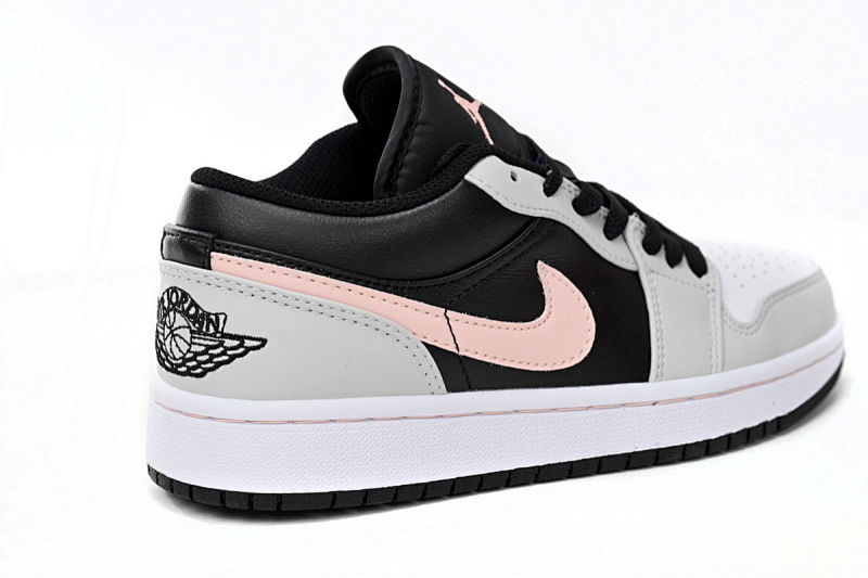【AA1AQ】白黑粉 乔丹1代低帮 553558-062 Air Jordan 1 Low White And Black Powder