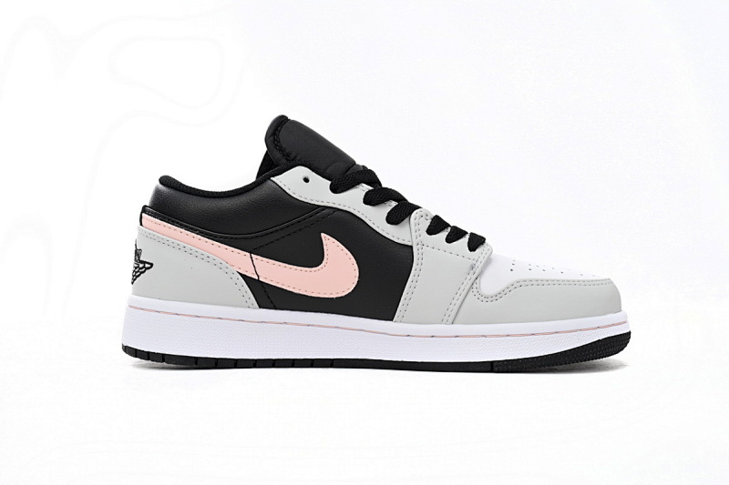 【AA1AQ】白黑粉 乔丹1代低帮 553558-062 Air Jordan 1 Low White And Black Powder