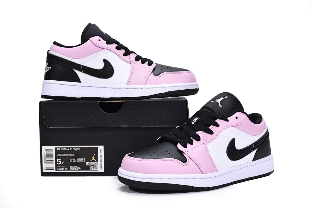 【AA1AQ】白粉 乔丹1代低帮 554723-601 Air Jordan 1 Retro Low（GS）White Pink