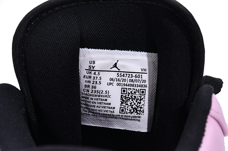 【AA1AQ】白粉 乔丹1代低帮 554723-601 Air Jordan 1 Retro Low（GS）White Pink