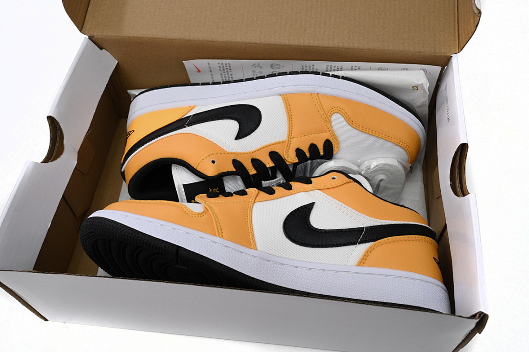 【AA1AQ】白橙 乔丹1代低帮 CZ4776-107 Air Jordan 1 Low Laser Orange