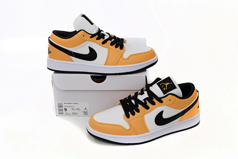 【AA1AQ】白橙 乔丹1代低帮 CZ4776-107 Air Jordan 1 Low Laser Orange
