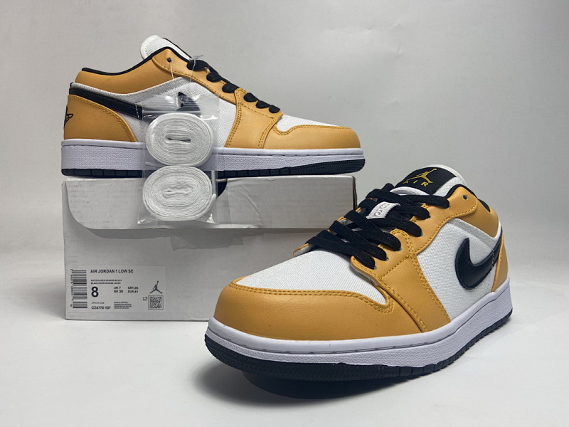 【AA1AQ】白橙 乔丹1代低帮 CZ4776-107 Air Jordan 1 Low Laser Orange