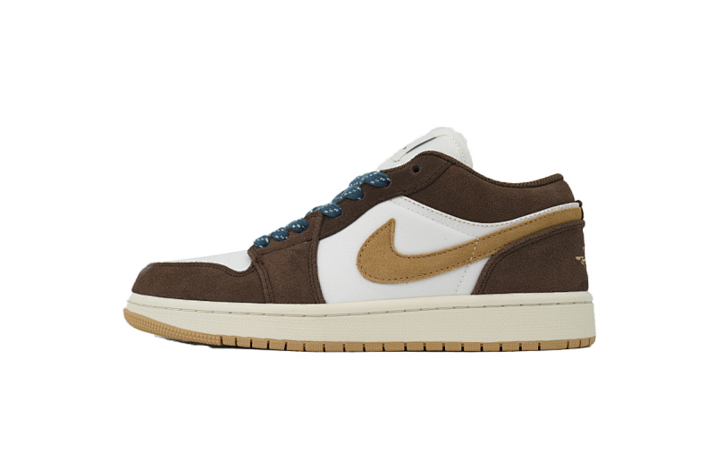 【AG1AQ】170棕白 乔丹1代低帮 FB2216-200 Air Jordan 1 Low GS “Cacao Wow”