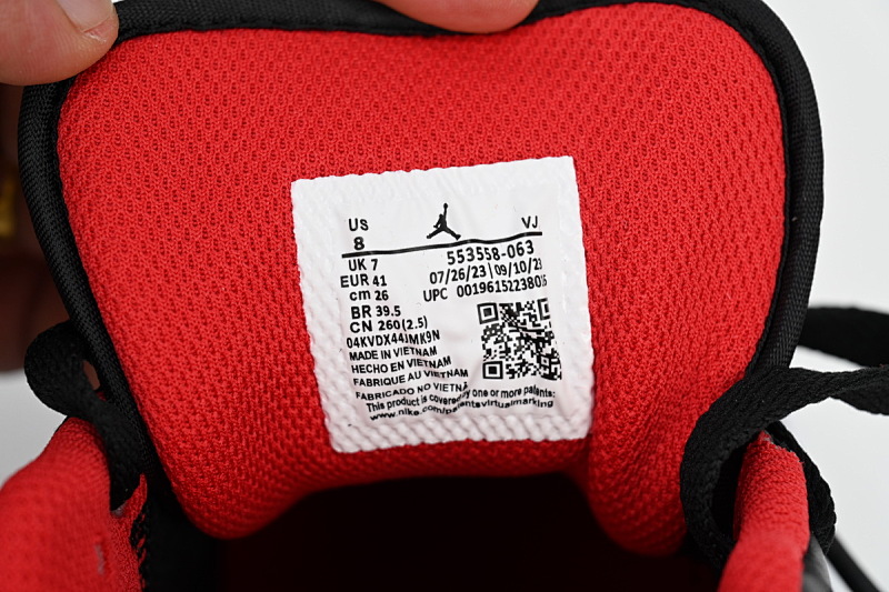 【AG1AQ】新黑红 乔丹1代低帮 553558-063 Travis Scott x Air Jordan 1 Low New Black Red