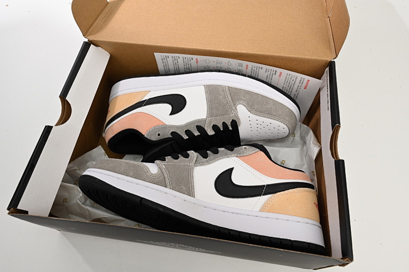 【AG1AQ】 黄白灰 乔丹1代低帮 DX4334-008 Travis Scott x Air Jordan 1 Low SE 'Flight Club'