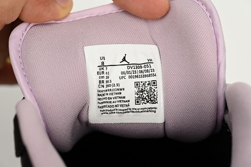 【AG1AQ】 黑紫 乔丹1代低帮 DV1309-051 Travis Scott x Air Jordan 1 Low Black Purple
