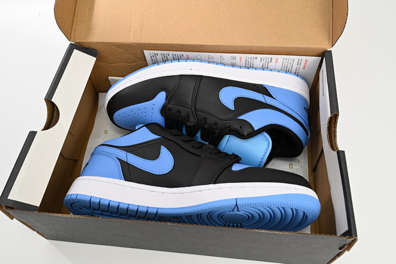 【AG1AQ】 新黑蓝 乔丹1代低帮 553558-041 Travis Scott x Air Jordan 1 Low New Black Blue