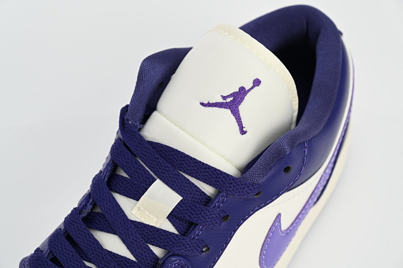 【AG1AQ】 帆白紫 乔丹1代低帮 DC0774-502 Travis Scott x Air Jordan 1 Low Sail White Purple