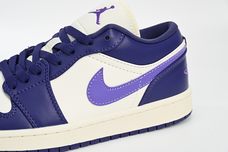 【AG1AQ】 帆白紫 乔丹1代低帮 DC0774-502 Travis Scott x Air Jordan 1 Low Sail White Purple
