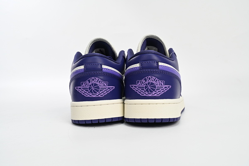 【AG1AQ】 帆白紫 乔丹1代低帮 DC0774-502 Travis Scott x Air Jordan 1 Low Sail White Purple