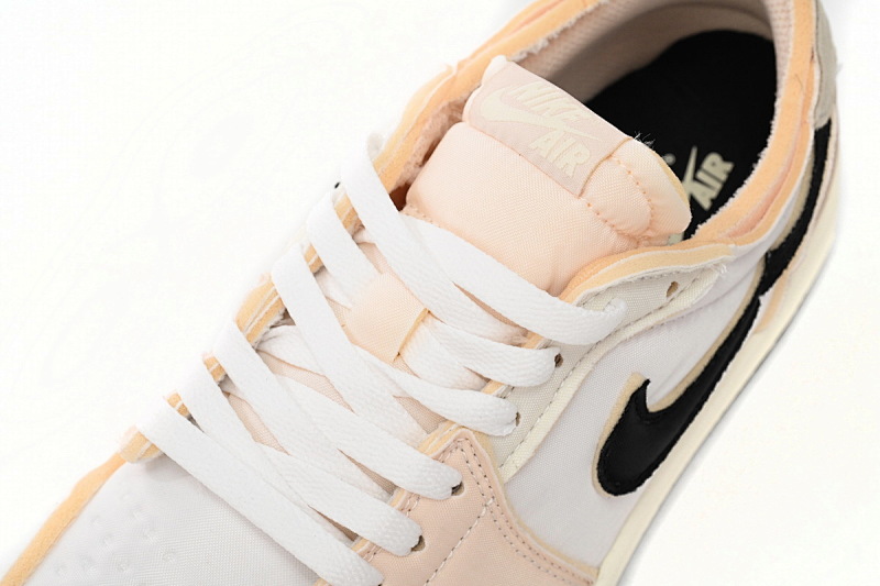 【BA5AQ】米灰海绵 乔丹1代低帮 DV0982-100 Air Jordan 1 Low Rice Gray Sponge