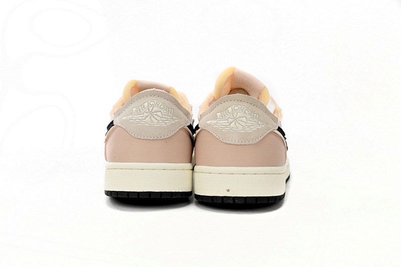 【BA5AQ】米灰海绵 乔丹1代低帮 DV0982-100 Air Jordan 1 Low Rice Gray Sponge