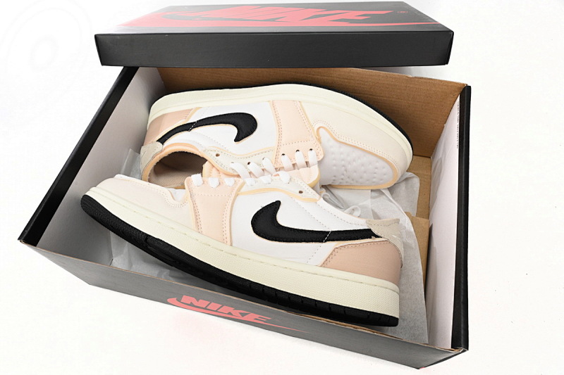 【BA5AQ】米灰海绵 乔丹1代低帮 DV0982-100 Air Jordan 1 Low Rice Gray Sponge