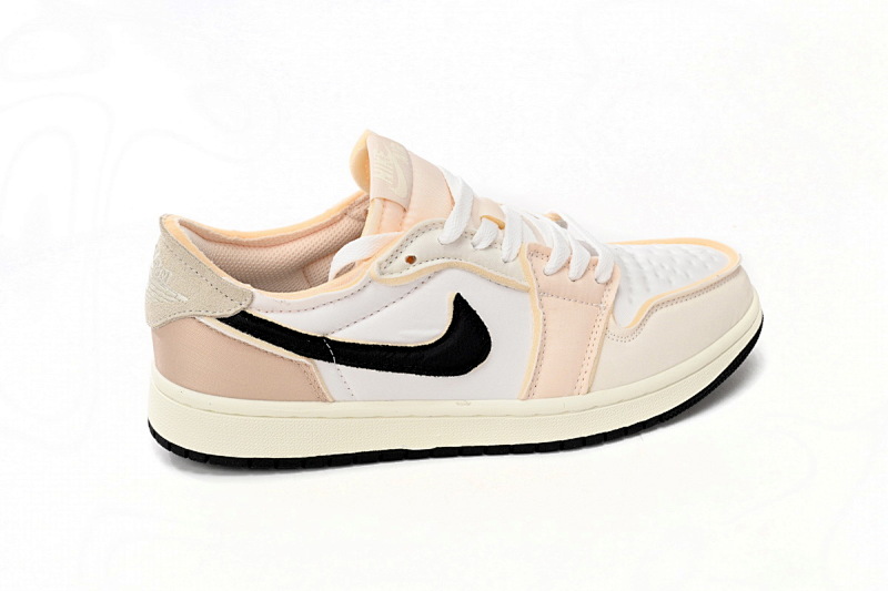 【BA5AQ】米灰海绵 乔丹1代低帮 DV0982-100 Air Jordan 1 Low Rice Gray Sponge
