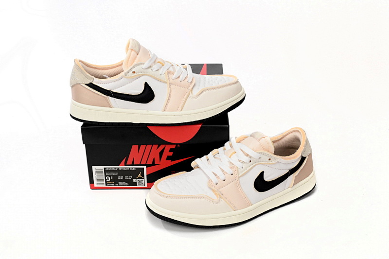 【BA5AQ】米灰海绵 乔丹1代低帮 DV0982-100 Air Jordan 1 Low Rice Gray Sponge