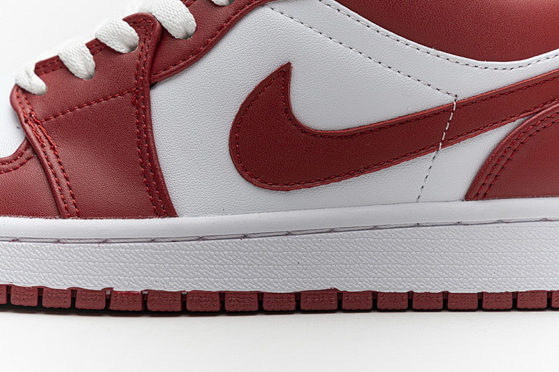 【AG1AQ】大红 乔丹1代低帮 553558-611 Air Jordan 1 Low Sport Red