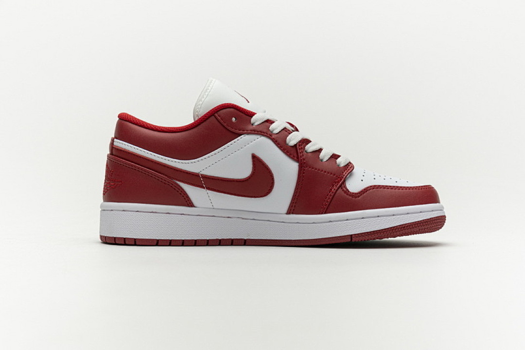 【AG1AQ】大红 乔丹1代低帮 553558-611 Air Jordan 1 Low Sport Red