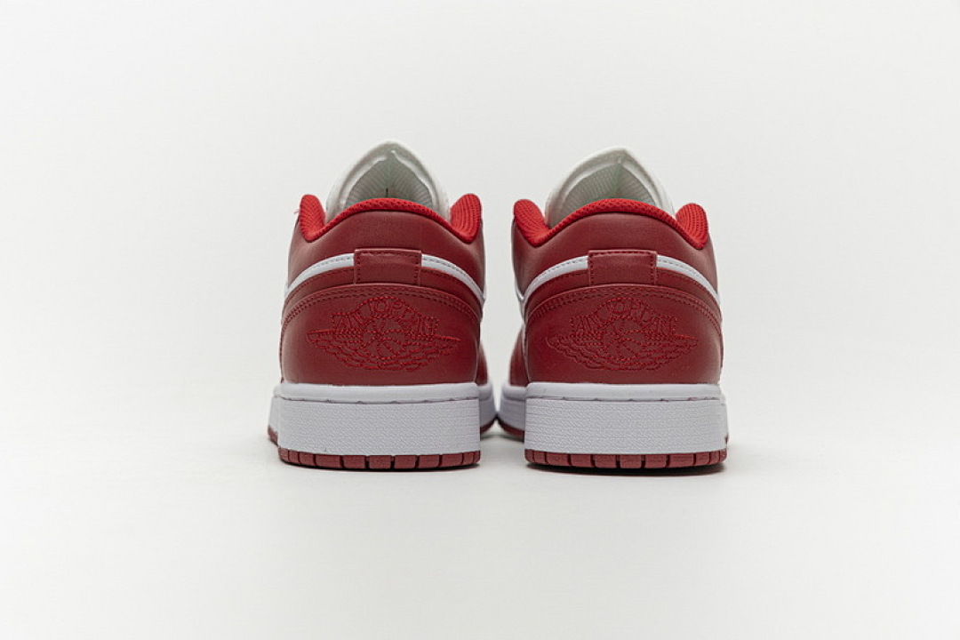 【AG1AQ】大红 乔丹1代低帮 553558-611 Air Jordan 1 Low Sport Red