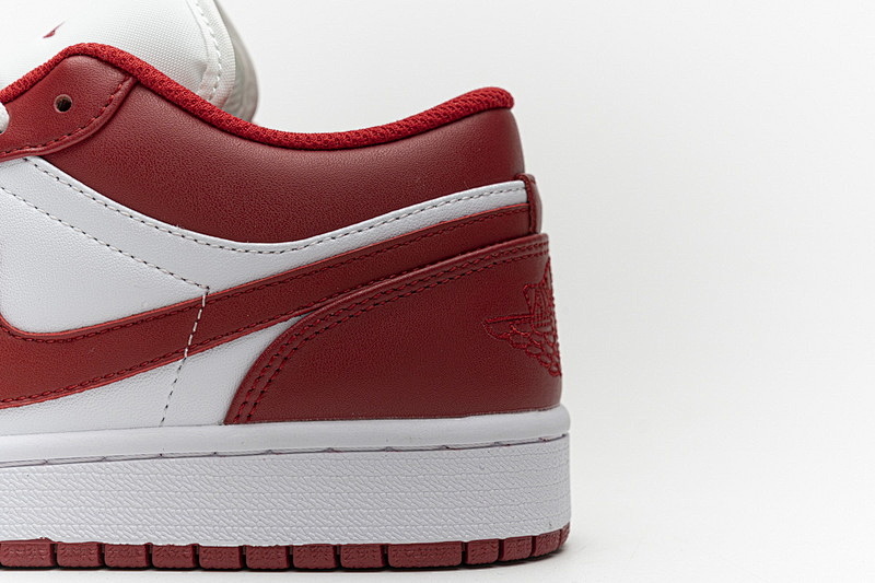 【AG1AQ】大红 乔丹1代低帮 553558-611 Air Jordan 1 Low Sport Red