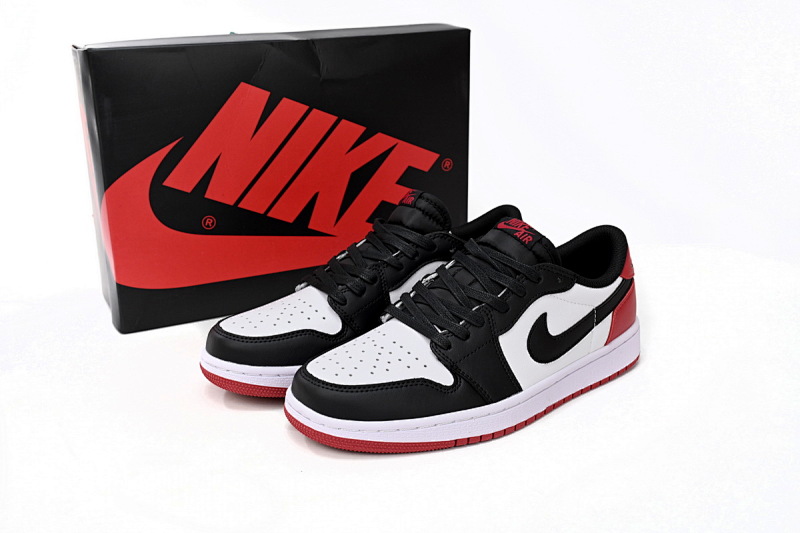 【AA1XH】芝黑脚趾 乔丹1代低帮 CZ0790-106 Air Jordan 1 Low OG “Black Toe”Black Toe