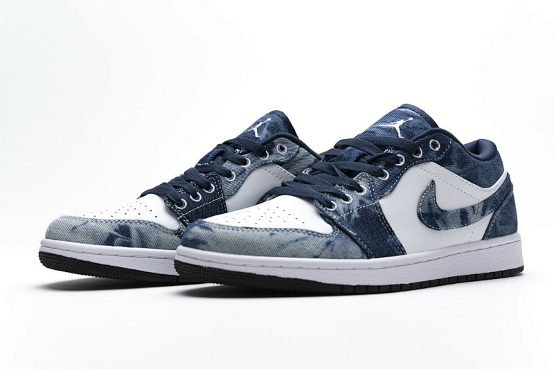 【AA1XH】扎染 乔丹1代低帮 CZ8455-100 Air Jordan 1 Low“Washed Denim”