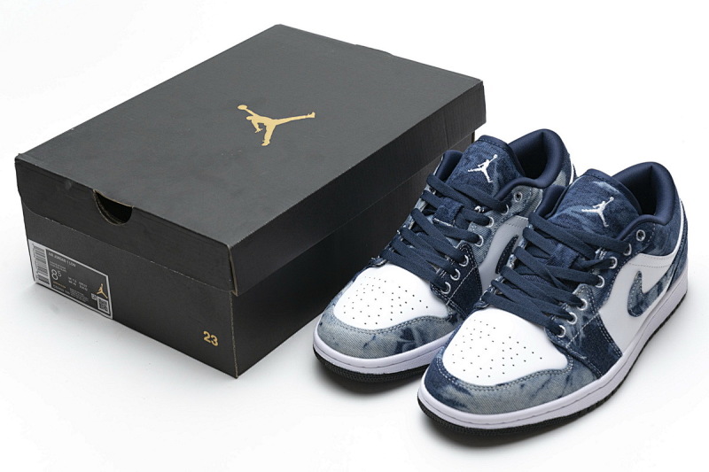 【AA1XH】扎染 乔丹1代低帮 CZ8455-100 Air Jordan 1 Low“Washed Denim”