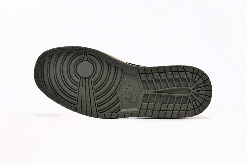 【AA1XH】黑绿倒钩 乔丹1代低帮 DZ4137-106 Travis Scott x Air Jordan 1 Low OG Olive