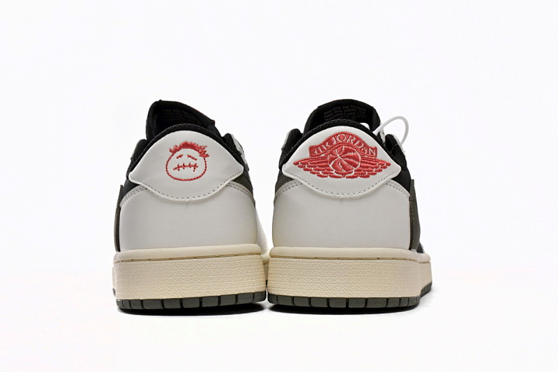 【AA1XH】黑绿倒钩 乔丹1代低帮 DZ4137-106 Travis Scott x Air Jordan 1 Low OG Olive