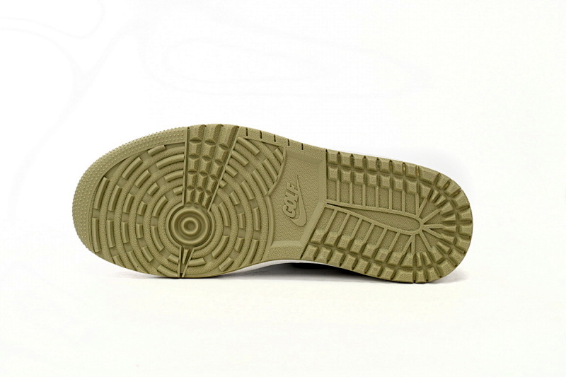 【AA1XH】高尔夫棕白 乔丹1代低帮 FZ3124-200 Travis Scott x Air Jordan 1 Low Golf “Olive”