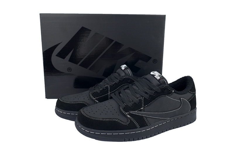 【AA1XH】黑武士 乔丹1代低帮 DM7866-001 Travis Scott x Air Jordan 1 Low Black Phantom