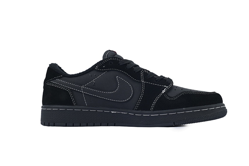 【AA1XH】黑武士 乔丹1代低帮 DM7866-001 Travis Scott x Air Jordan 1 Low Black Phantom