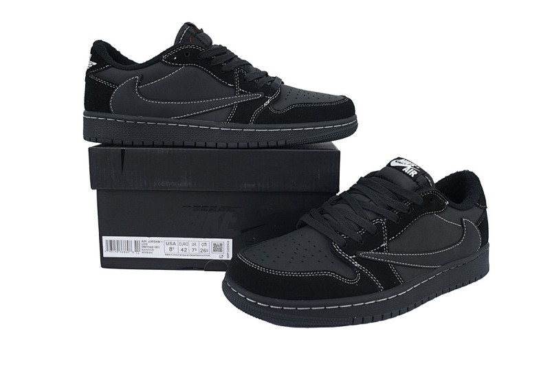 【AA1XH】黑武士 乔丹1代低帮 DM7866-001 Travis Scott x Air Jordan 1 Low Black Phantom