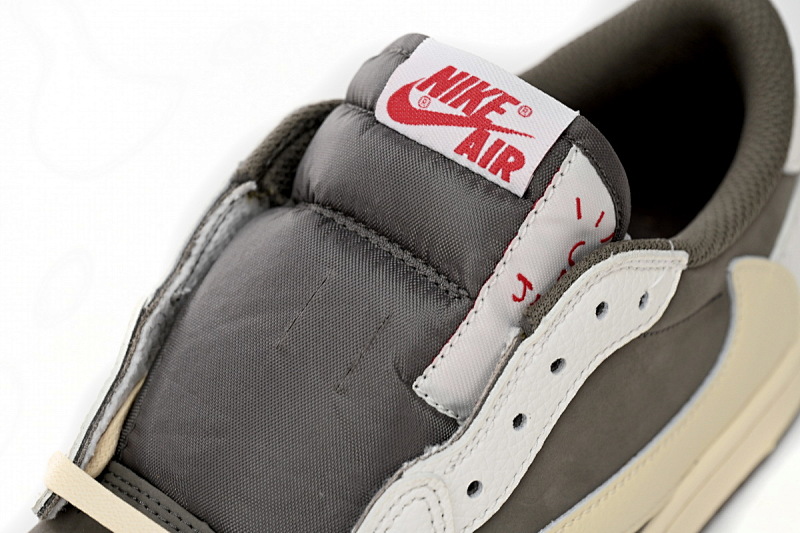 【AA1XH】白棕倒钩 乔丹1代低帮 DM7866-162 Travis Scott x Air Jordan 1 Low Reverse Mocha