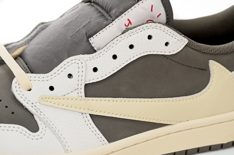 【AA1XH】白棕倒钩 乔丹1代低帮 DM7866-162 Travis Scott x Air Jordan 1 Low Reverse Mocha